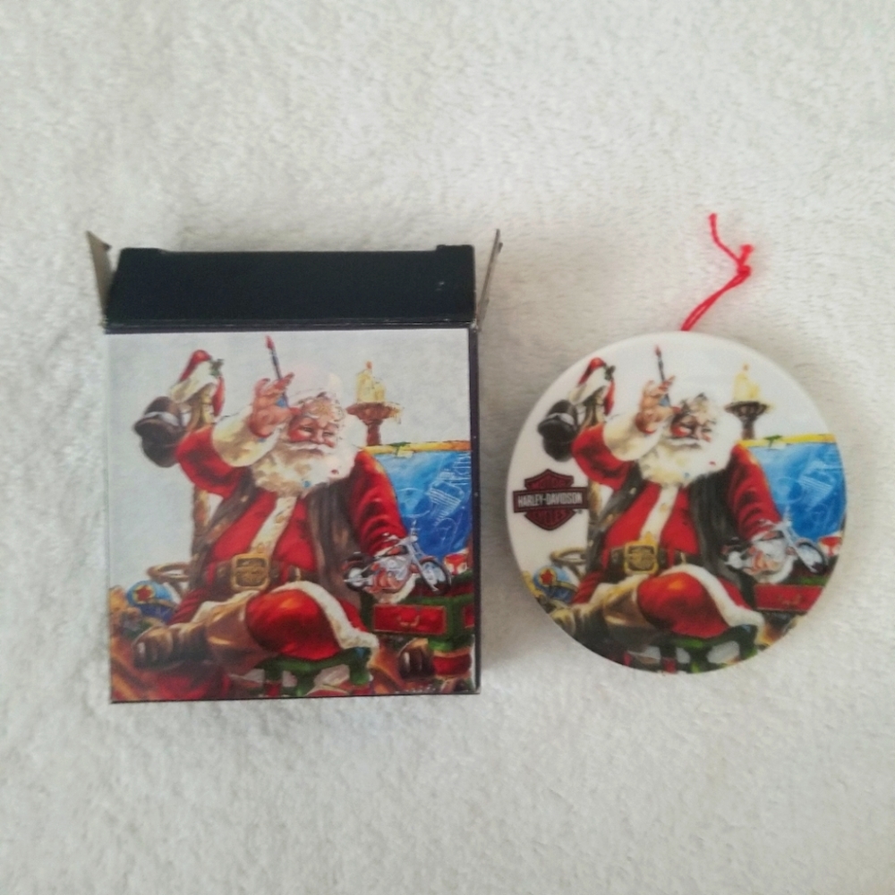 2003 Harley Davidson Mini plate Christmas ornament